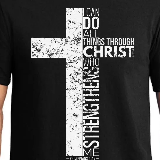 Cross With Philippians 413 Christian Pajama Set