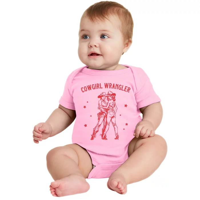 Cowgirl Wrangler Pride Western Design Baby Bodysuit