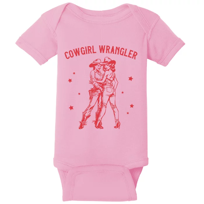 Cowgirl Wrangler Pride Western Design Baby Bodysuit