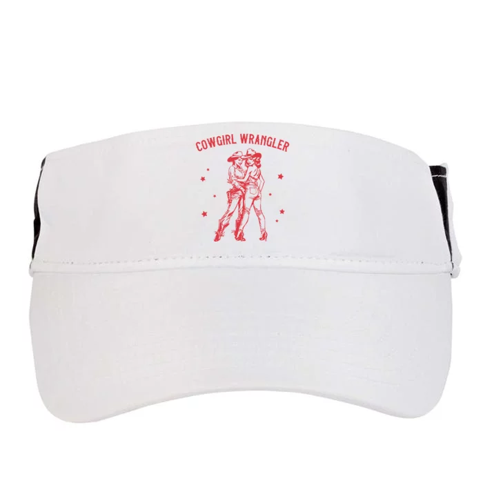 Cowgirl Wrangler Pride Western Design Adult Drive Performance Visor