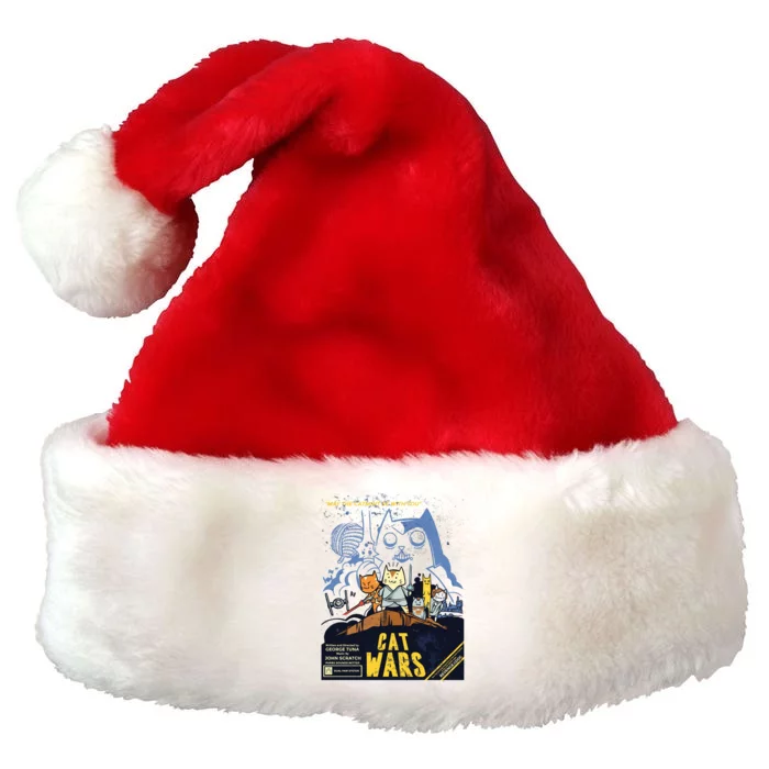 Cat Wars Parody Premium Christmas Santa Hat