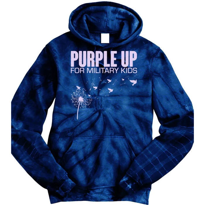 Cute Wear Purple Dandelion Dove Birds Tie Dye Hoodie