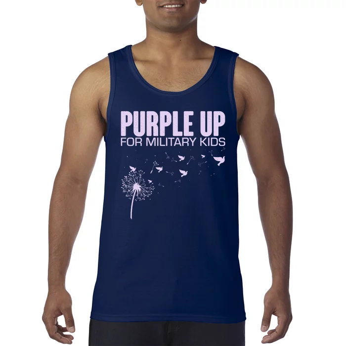 Cute Wear Purple Dandelion Dove Birds Tank Top