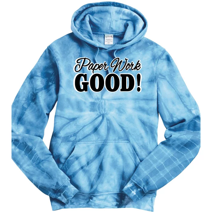 Charleston White Paper Work Good Tie Dye Hoodie