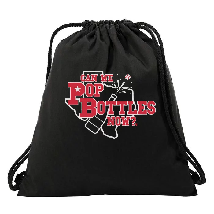 Can We Pop Bottles Now Drawstring Bag