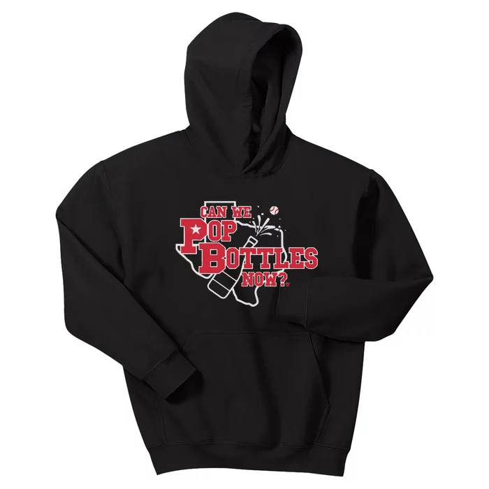 Can We Pop Bottles Now Kids Hoodie