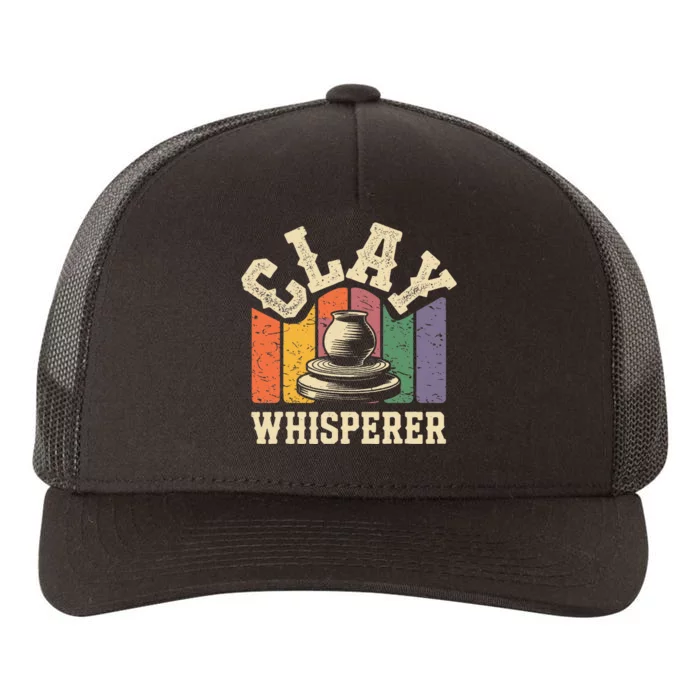 Clay Whisperer Pottery Ceramic Artist Yupoong Adult 5-Panel Trucker Hat