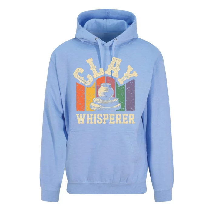 Clay Whisperer Pottery Ceramic Artist Unisex Surf Hoodie