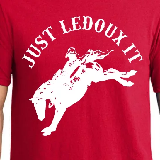 Cowboy Western Rodeo Gift Just Ledoux It Cowboy Whiskey Wine Lover Pajama Set