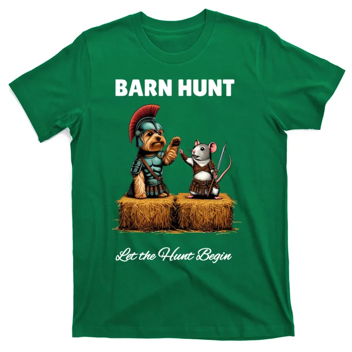 Cute Warrior Rat And Dog T-Shirt