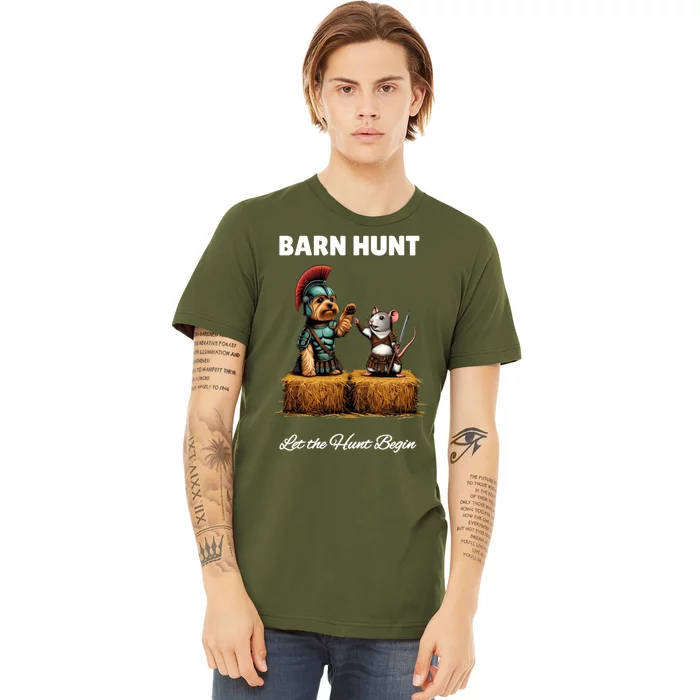 Cute Warrior Rat And Dog Premium T-Shirt