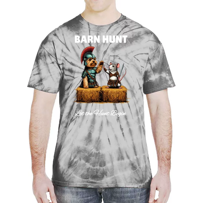 Cute Warrior Rat And Dog Tie-Dye T-Shirt