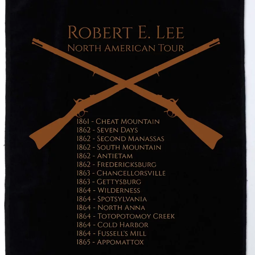 Civil War Robert E Lee North American Tour Platinum Collection Golf Towel