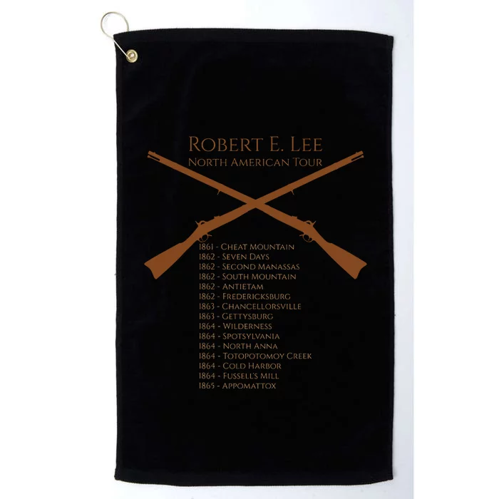 Civil War Robert E Lee North American Tour Platinum Collection Golf Towel