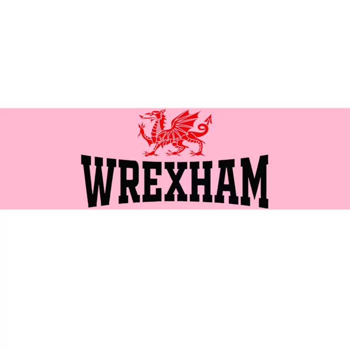 City Wales Red Dragon Wrecsam Cymru County Of Wales Bumper Sticker