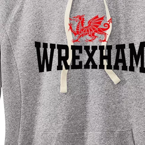 City Wales Red Dragon Wrecsam Cymru County Of Wales Women's Fleece Hoodie