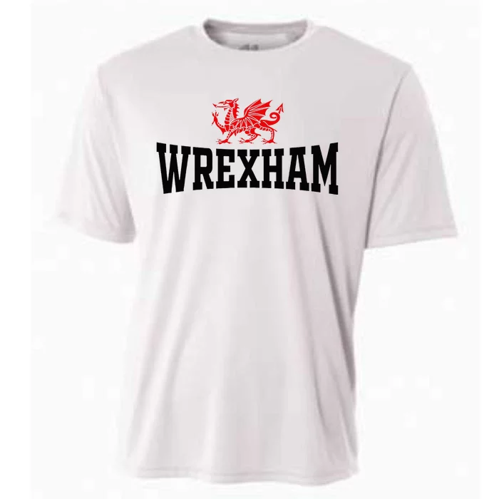 City Wales Red Dragon Wrecsam Cymru County Of Wales Cooling Performance Crew T-Shirt