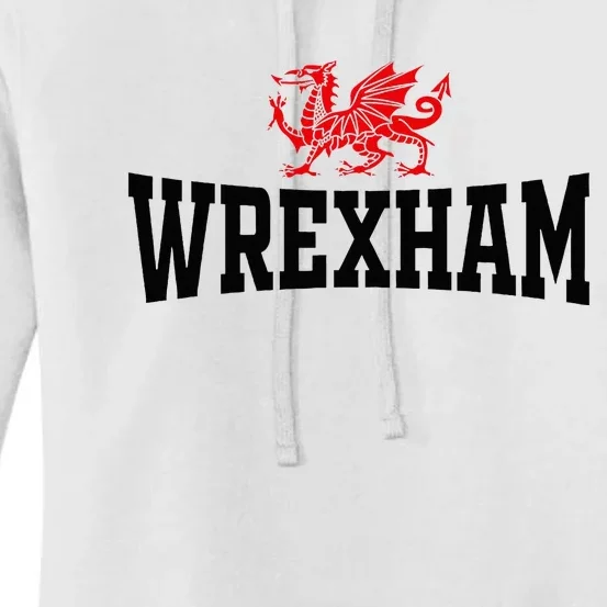 City Wales Red Dragon Wrecsam Cymru County Of Wales Women's Pullover Hoodie