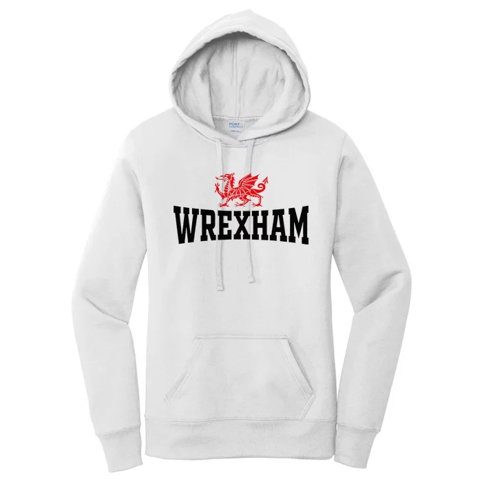 City Wales Red Dragon Wrecsam Cymru County Of Wales Women's Pullover Hoodie