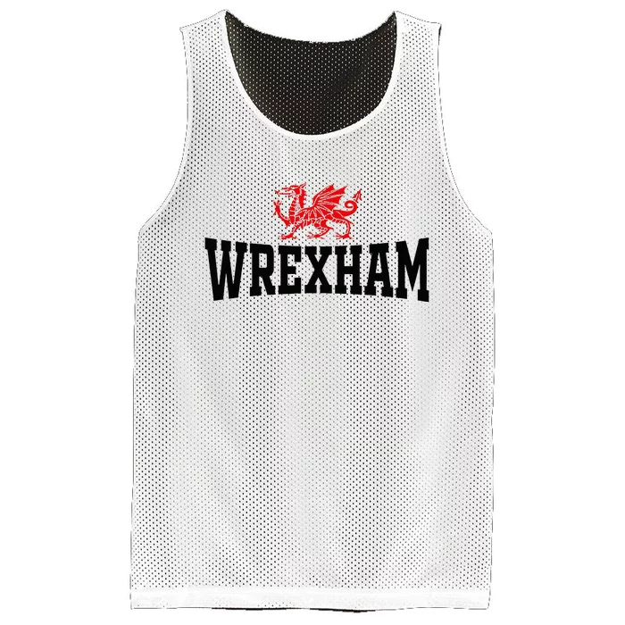 City Wales Red Dragon Wrecsam Cymru County Of Wales Mesh Reversible Basketball Jersey Tank