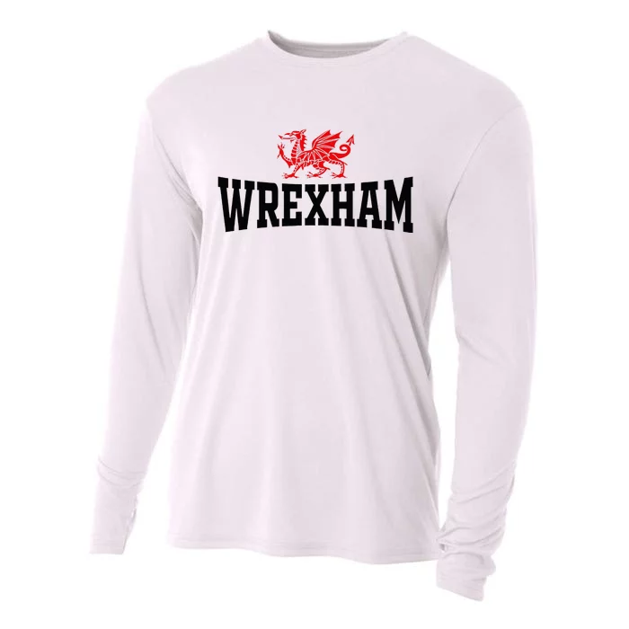 City Wales Red Dragon Wrecsam Cymru County Of Wales Cooling Performance Long Sleeve Crew