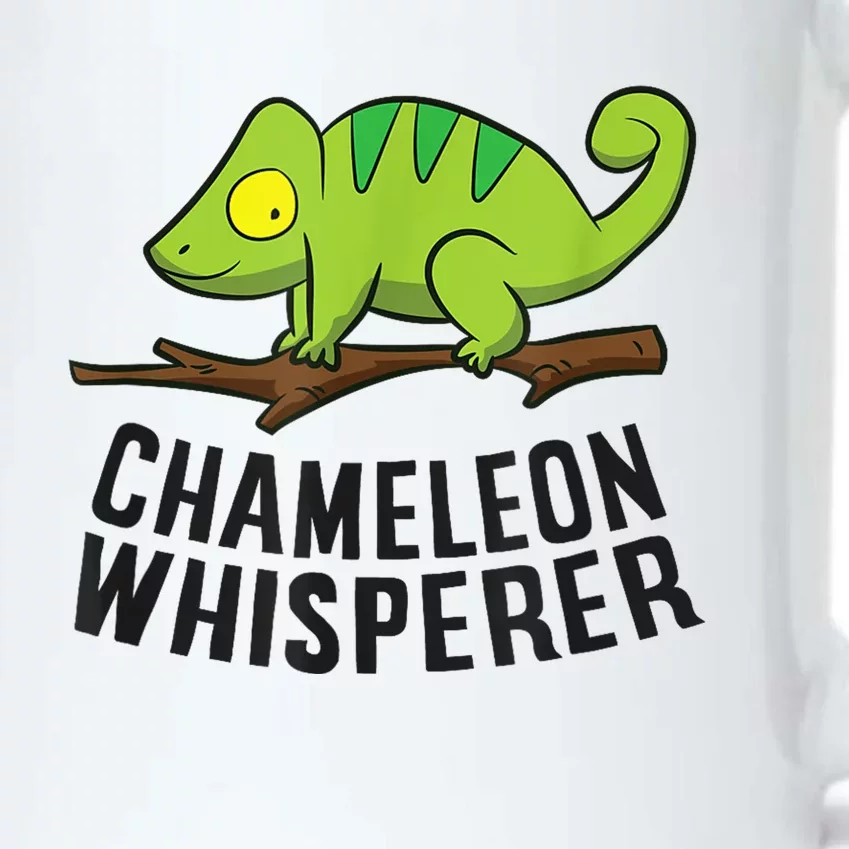 Chameleon Whisperer Reptile Lizards Funny Chameleon Black Color Changing Mug