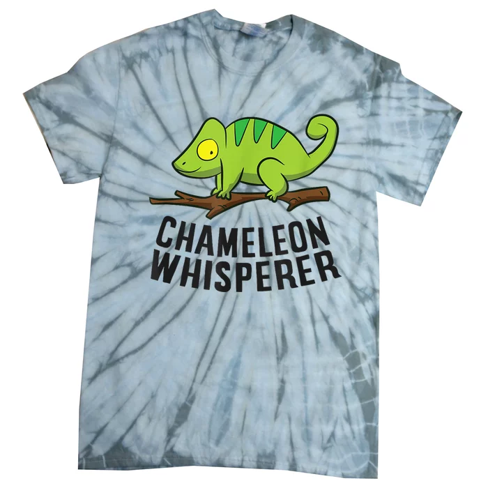 Chameleon Whisperer Reptile Lizards Funny Chameleon Tie-Dye T-Shirt