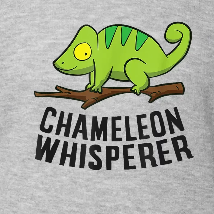 Chameleon Whisperer Reptile Lizards Funny Chameleon Toddler Sweatshirt