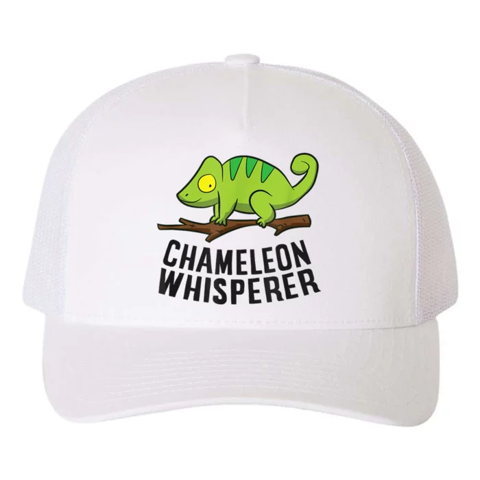 Chameleon Whisperer Reptile Lizards Funny Chameleon Yupoong Adult 5-Panel Trucker Hat