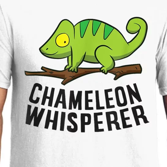 Chameleon Whisperer Reptile Lizards Funny Chameleon Pajama Set