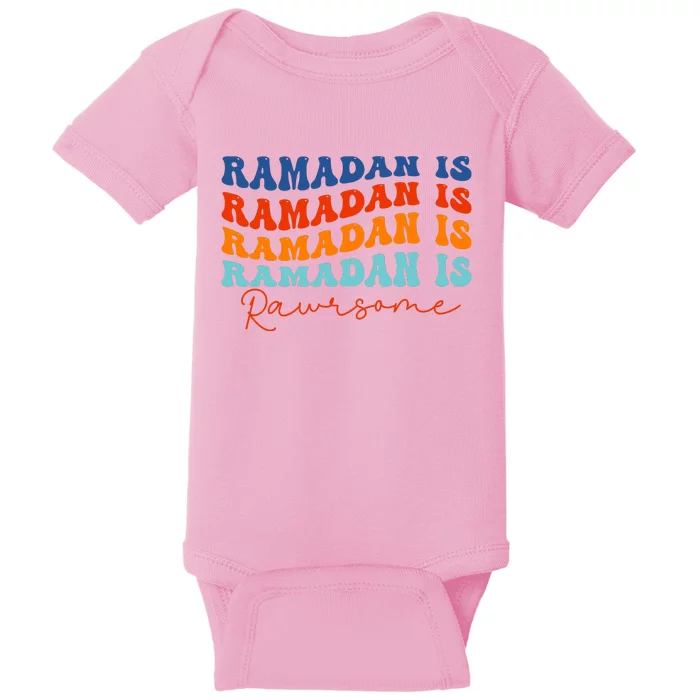 Cool Wavy Ramadan Is Rawrsome Baby Bodysuit