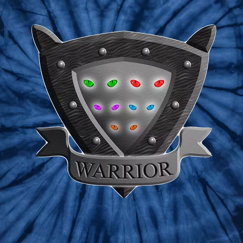 Cat Warrior Shield Eyes Funny Gift For Tie-Dye T-Shirt