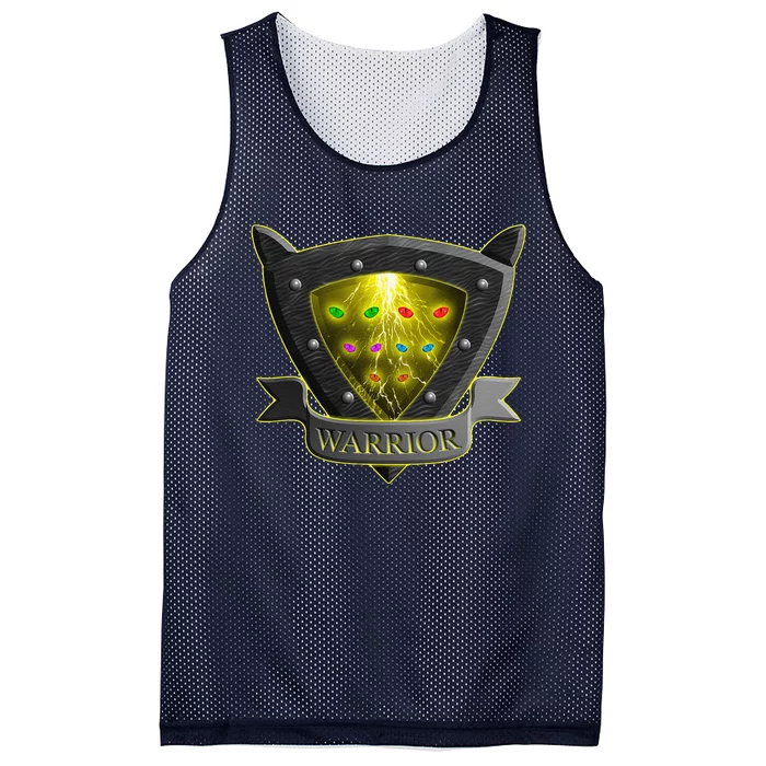 Cat Warrior Shield Eyes Thunder Funny Gift For Mesh Reversible Basketball Jersey Tank