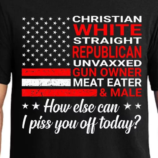 Christian White Straight Republican Unvaxxed Gun Owner Pajama Set