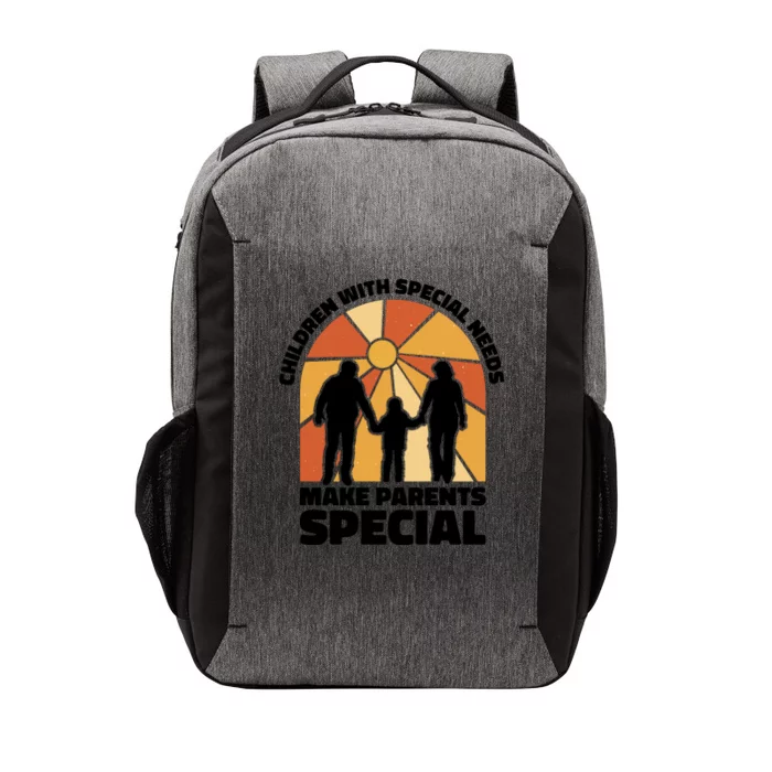 Children With Special Needs Make Parents Special Vector Backpack