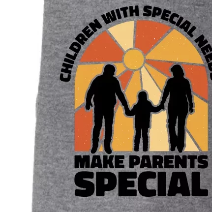 Children With Special Needs Make Parents Special Doggie 3-End Fleece Hoodie