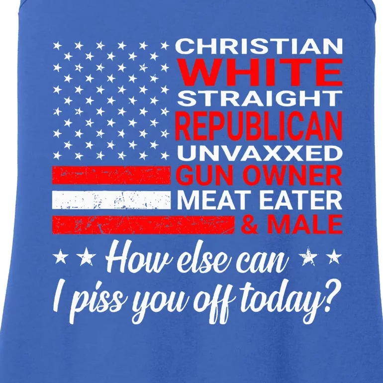 Christian White Straight Republican Unvaxxed Gun Owner Ladies Essential Tank