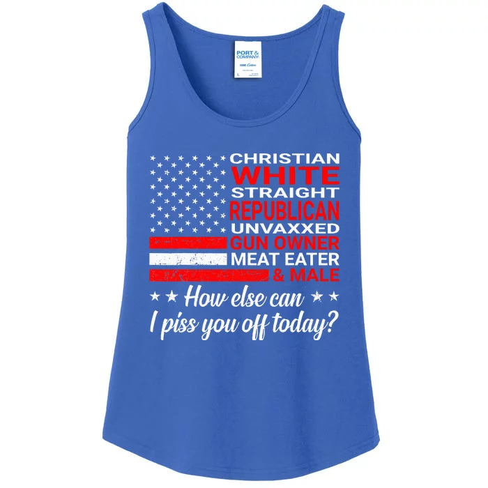 Christian White Straight Republican Unvaxxed Gun Owner Ladies Essential Tank