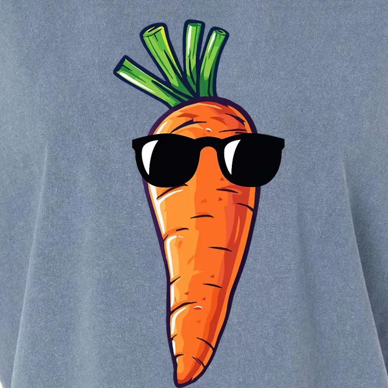 Carrot With Sunglasses Carrot Garment-Dyed Women's Muscle Tee