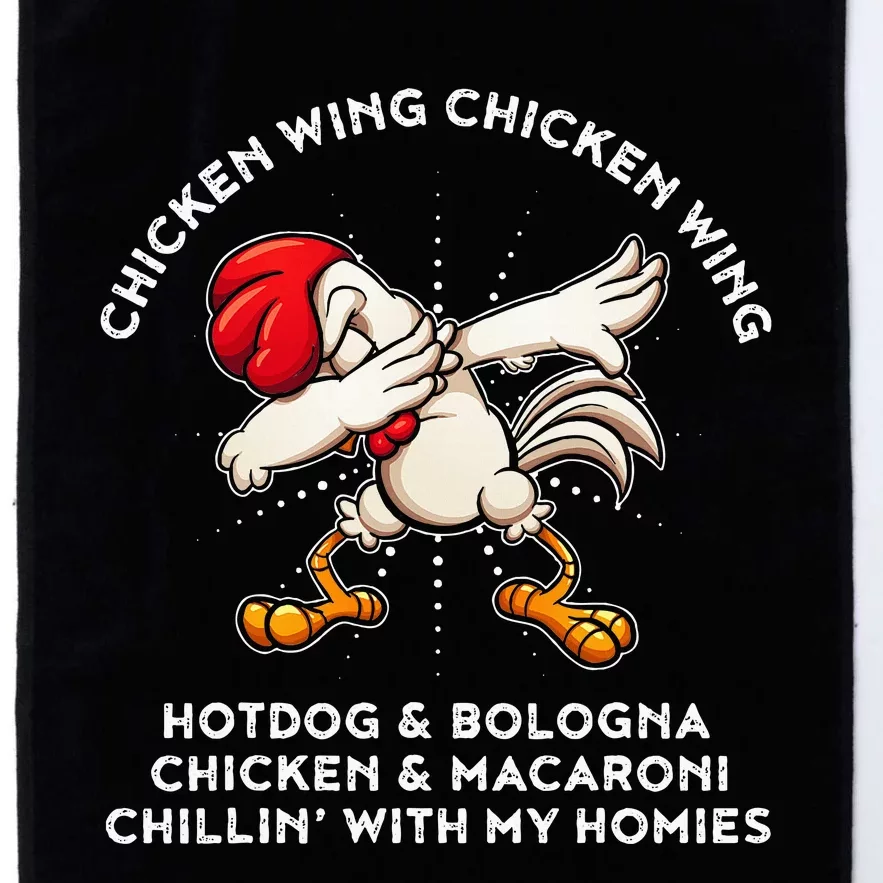 Chicken Wing Song Lyric Hot Dog Bologna Macaroni Platinum Collection Golf Towel