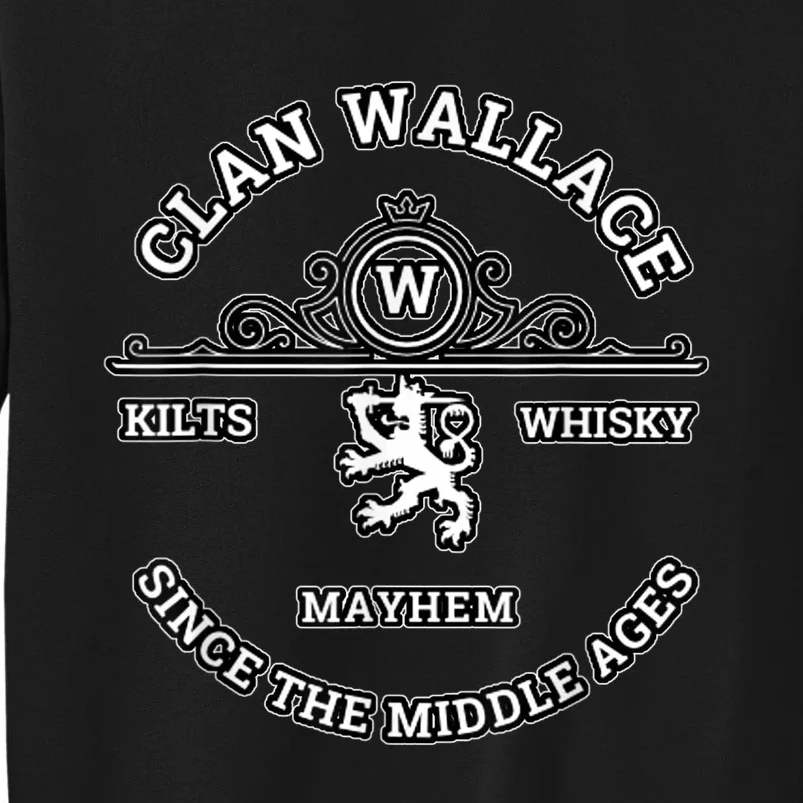 Clan Wallace Scottish Kilt Highland Games Sweatshirt