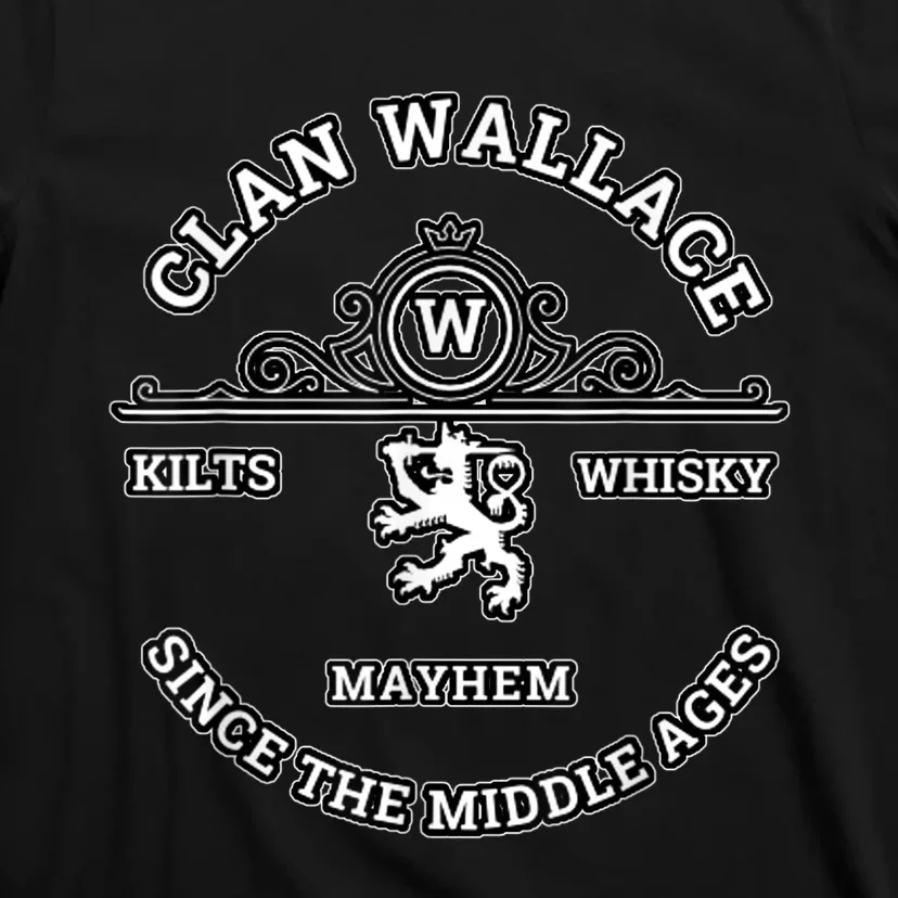 Clan Wallace Scottish Kilt Highland Games T-Shirt