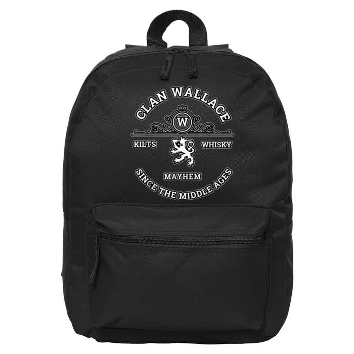 Clan Wallace Scottish Kilt Highland Games 16 in Basic Backpack