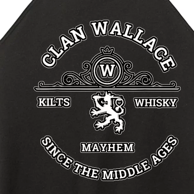 Clan Wallace Scottish Kilt Highland Games Women’s Perfect Tri Rocker Tank