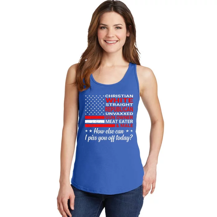 Christian White Straight Republican Unvaxxed Gun Owner Ladies Essential Tank