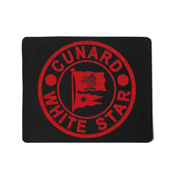 Cunard White Star Line Queen Mary Mousepad