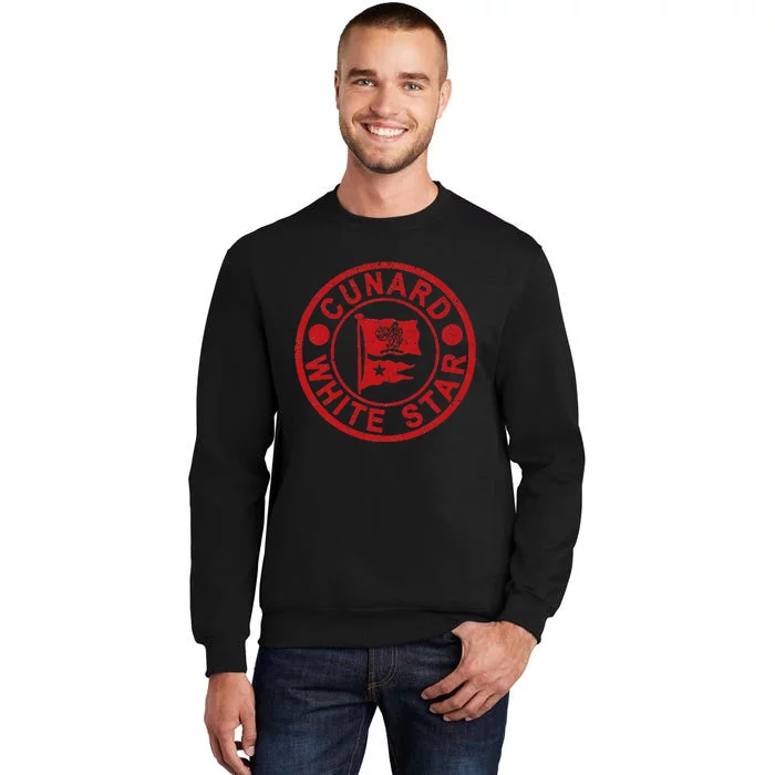 Cunard White Star Line Queen Mary Tall Sweatshirt