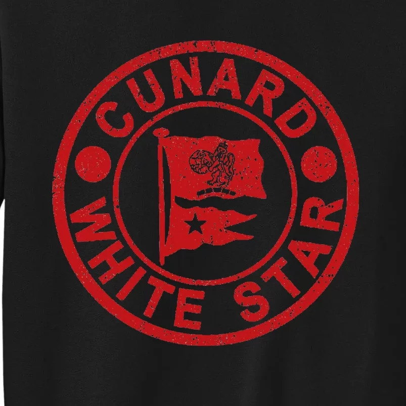 Cunard White Star Line Queen Mary Tall Sweatshirt