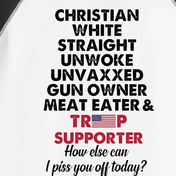 Christian White Straight Republican Unvaxxed Gun Owner Meat Toddler Fine Jersey T-Shirt