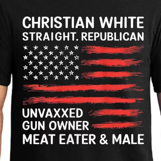 Christian White Straight Republican Unvaxxed Gun Owner Pajama Set